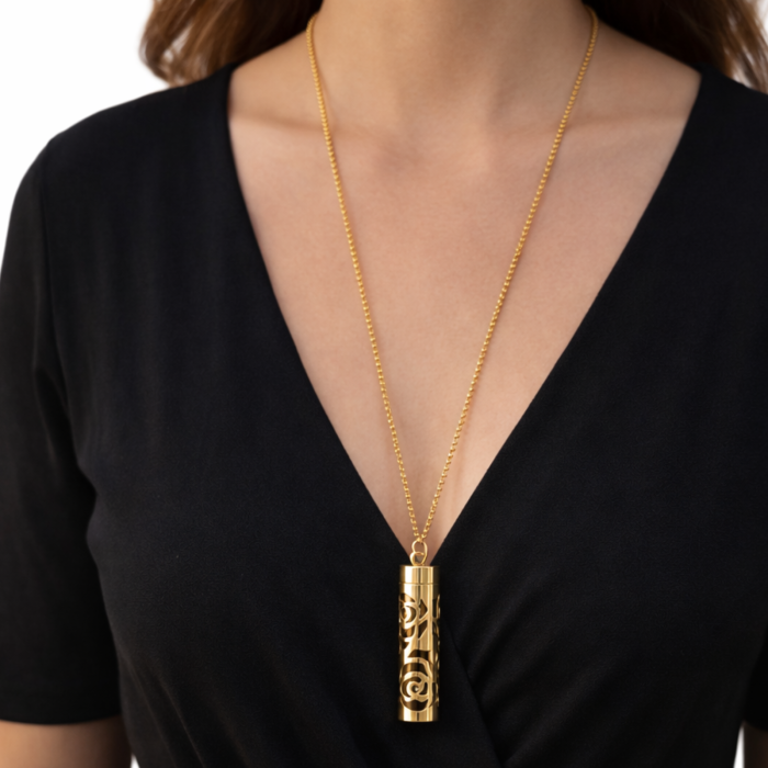 Colier aromaterapie Golden Roses [2]