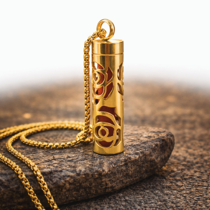 Colier aromaterapie Golden Roses [3]