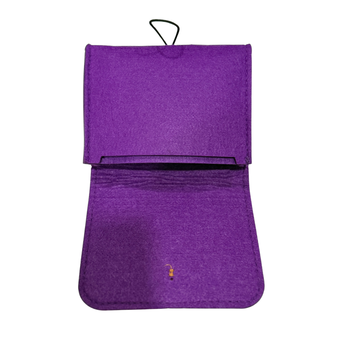 Portofel din fetru mov pentru uleiuri esentiale [4]