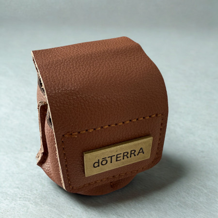 Genti si borsete - Mini portofel din piele pentru 4 uleiuri esentiale, doTERRA