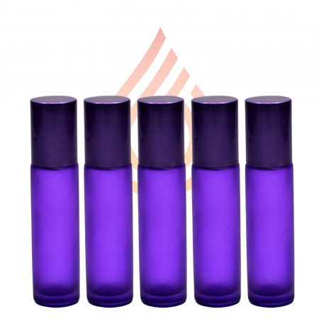 Recipiente - Set 5 recipiente roll-on mov mat, 10 ml