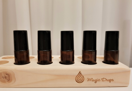 Set 5 recipiente roll-on sticla bruna, 5 ml [1]