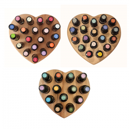 Suporturi din lemn - Colectie 3 suporturi I Love My Oils