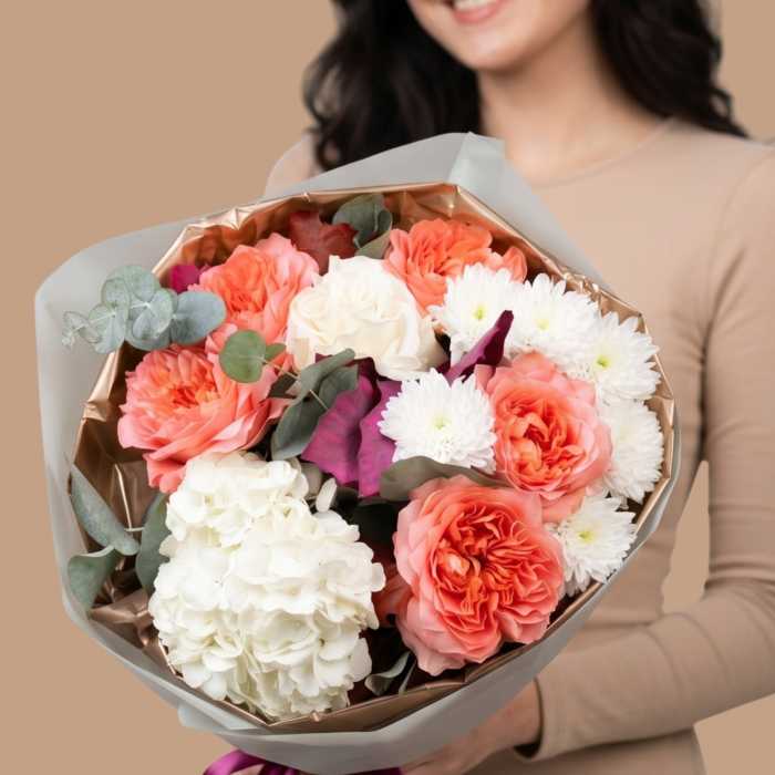 Buchet Coral Elegance [4]