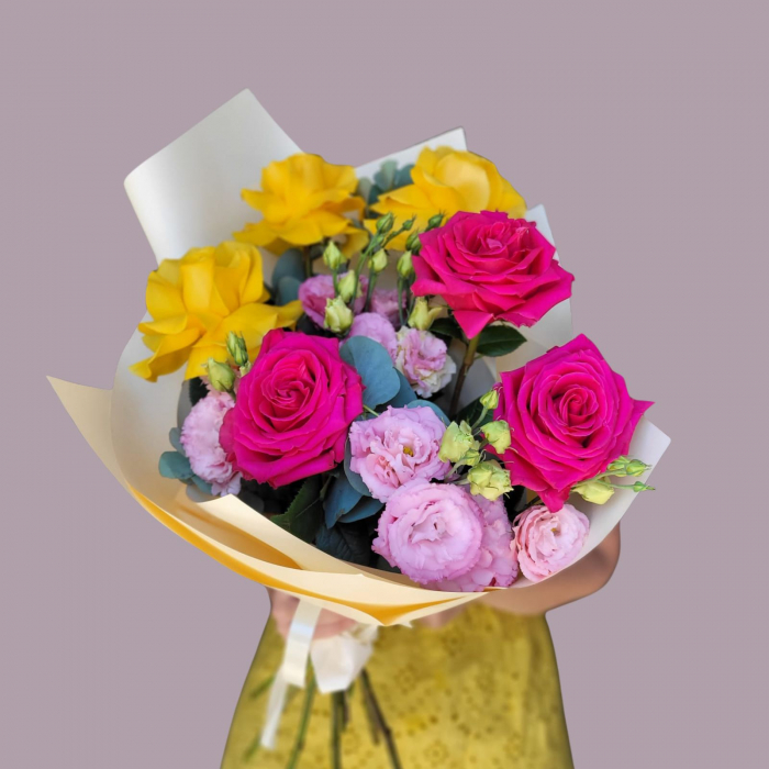 Buchet Cu trandafiri Good Vibes [3]