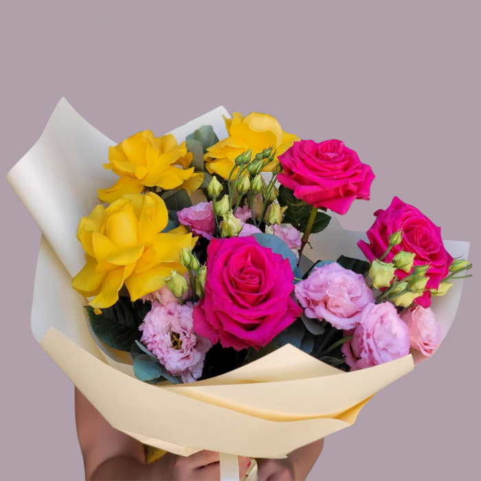 Buchet Cu trandafiri Good Vibes [2]