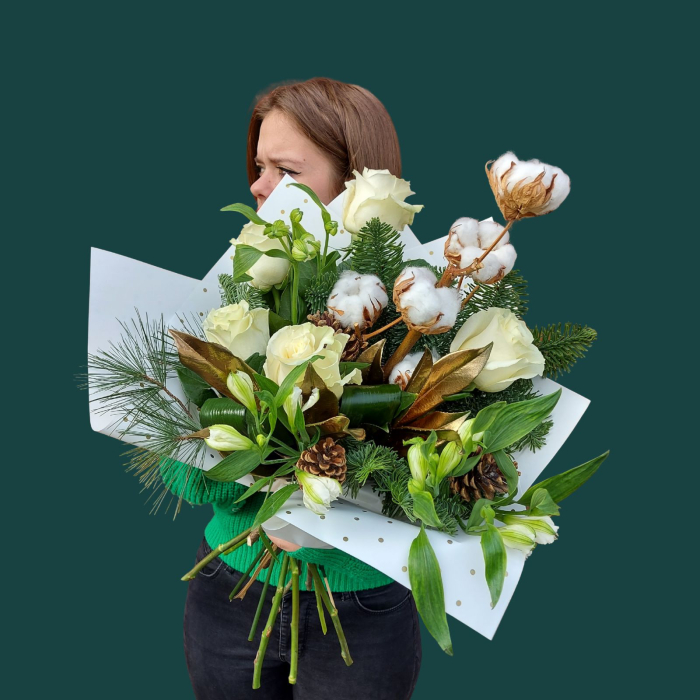 Buchet White and Gold [1]