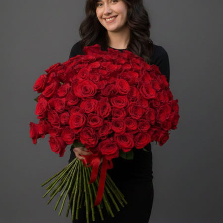 Buchete cu trandafiri - Buchet 101 trandafiri