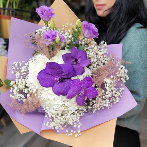 La mulți ani! - Buchet Floral Fancy