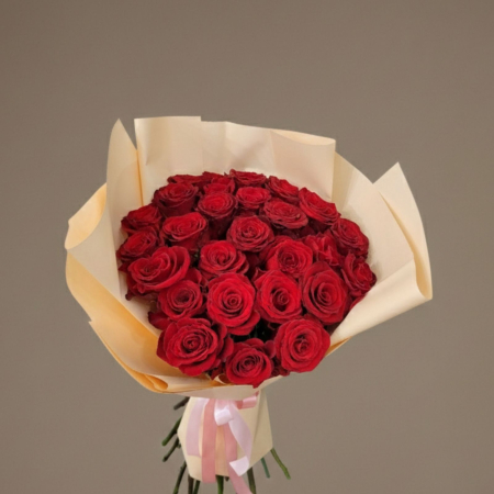Buchet 25 trandafiri roșii [1]