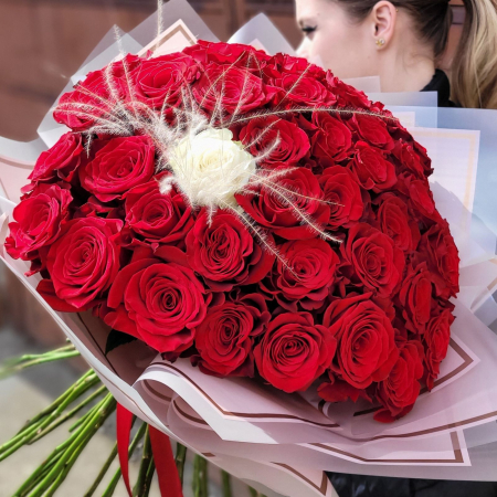 Buchet 50+1 trandafiri [2]