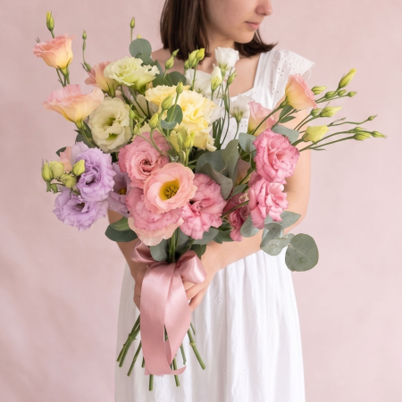 Buchete mixte de flori - Buchet Armonie Pastel