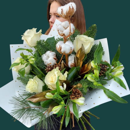 Buchet White and Gold [1]