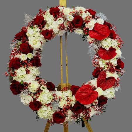 Coroană funerară 80cm [0]