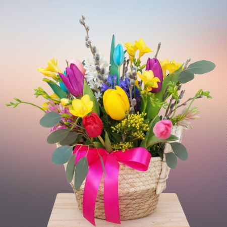 Coșuleț cu flori de primăvară [1]