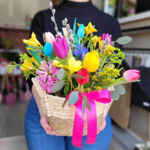 Coșuleț cu flori de primăvară [2]