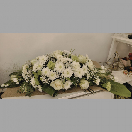Condoleanțe - Aranjament funerar pe lungime