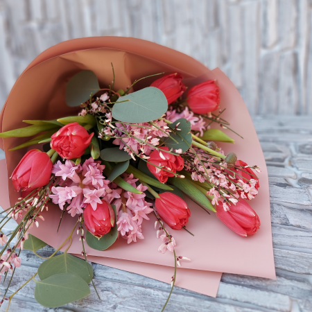 Buchet cu lalele și zambile [2]