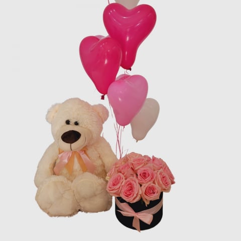 La mulți ani! - Cadou Pink Baloon