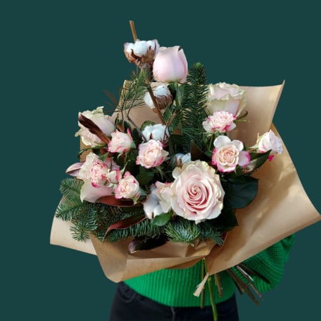 Buchete mixte de flori - Pink Winter