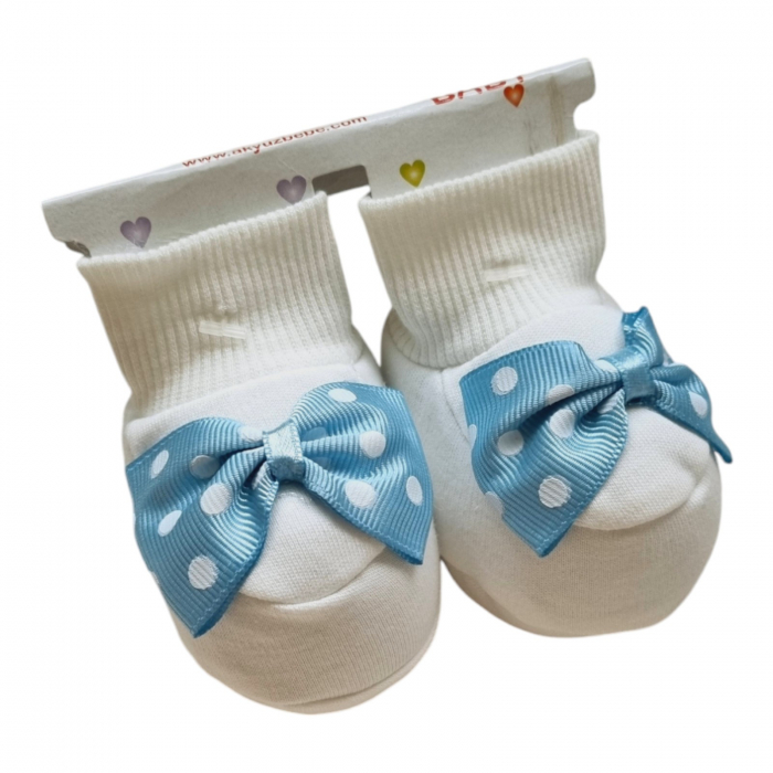 Botosei de bumbac fundita bleu [1]