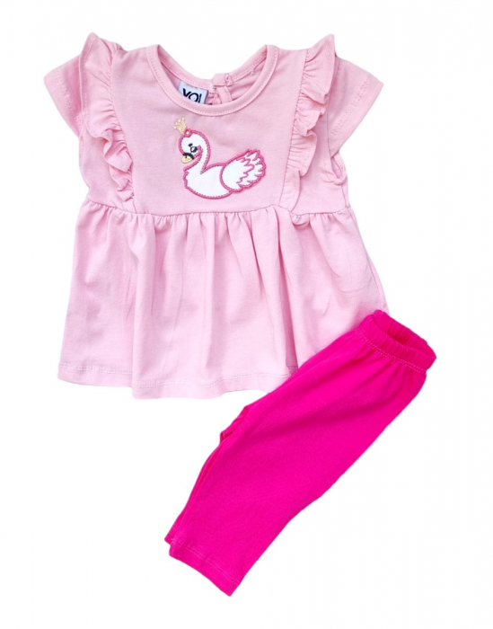 Set fetite cu volane roz [1]
