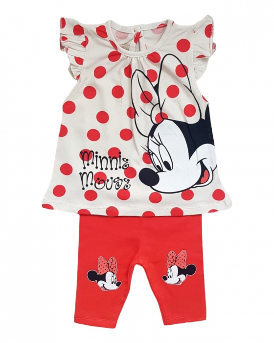 Set fetite tricou Minnie, corai [1]