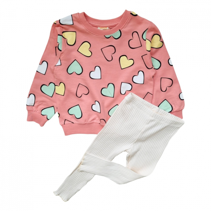 Set fete Inimioare bumbac multicolor [1]