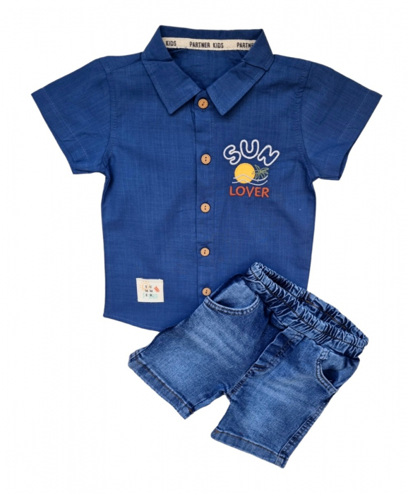 Set denim baieti Sun Lover [1]