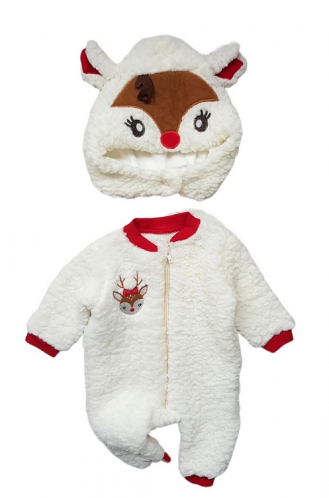 Salopeta cu caciula din polar Bambi [1]