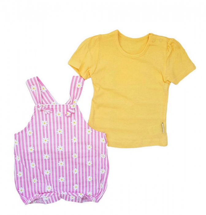 Set fetite salopeta scurta si tricou [1]