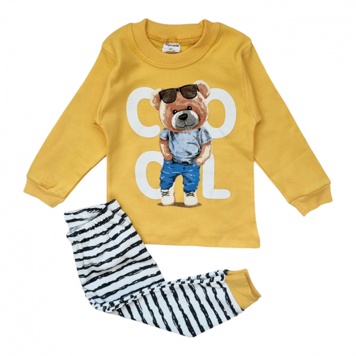Pijamale copii Cool galben [1]