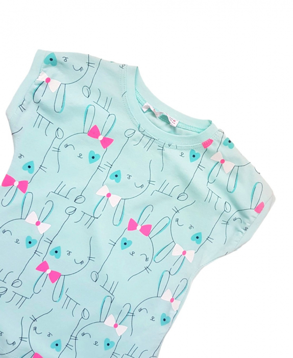 Compleu colanti si tricou cu iepurasi [3]