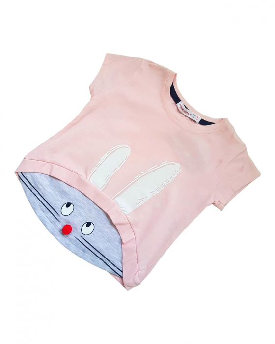 Set fete colanti si tricou cu imprimeu [3]