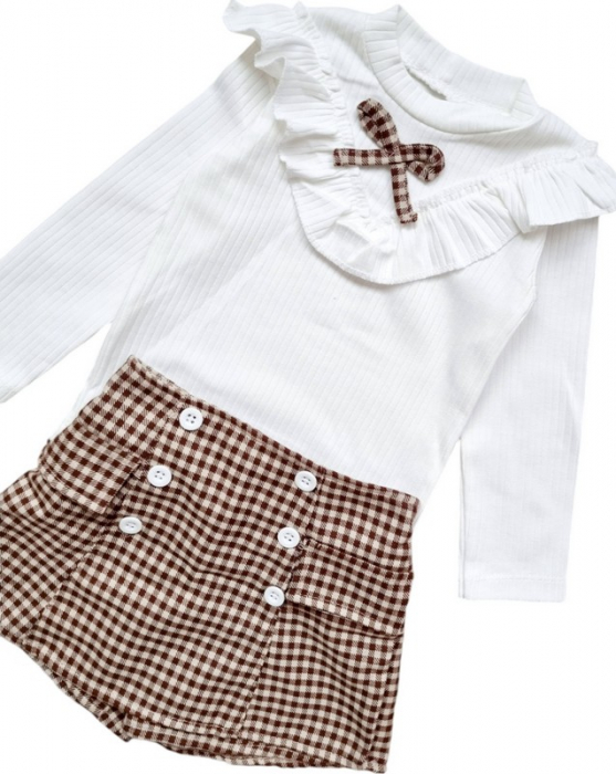 Compleu elegant fete cu fusta pantalon [2]