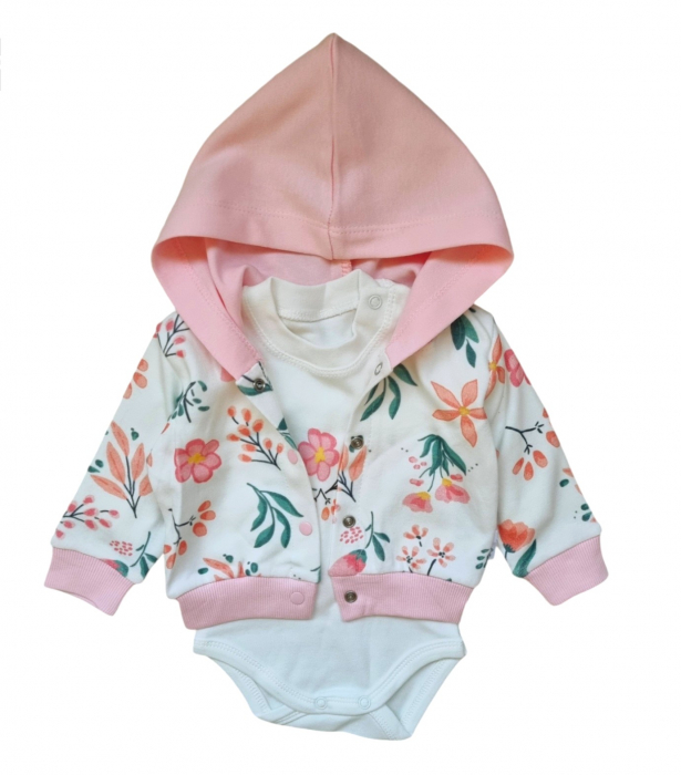 Compleu fetite 3 piese cu floricele [3]