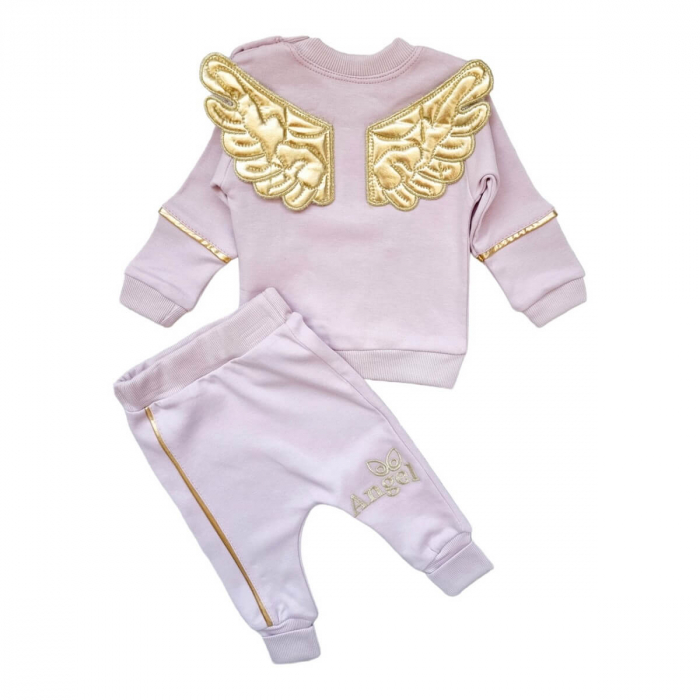Compleu fetite Angel roz pudra [2]