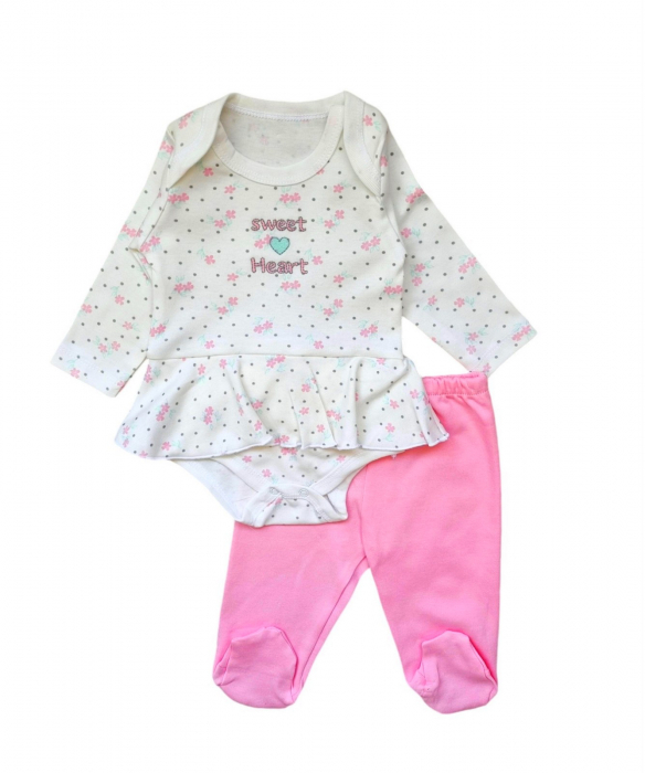 Compleu fetite bumbac Sweet Heart [4]