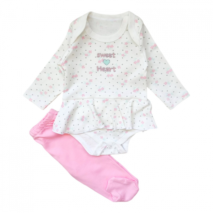 Compleu fetite bumbac Sweet Heart [2]
