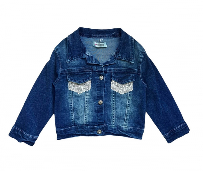 Geaca denim cu blanita detasabila [2]