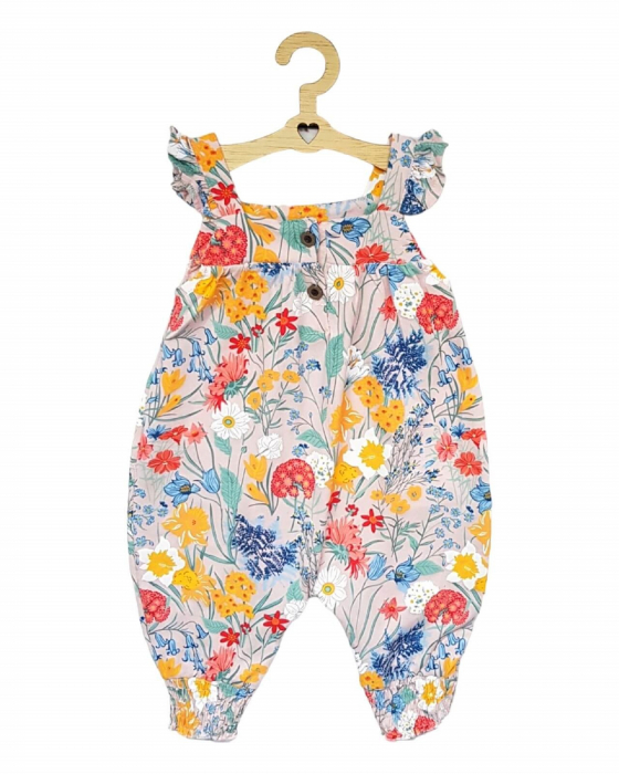 Salopeta costum fetite cu flori [2]