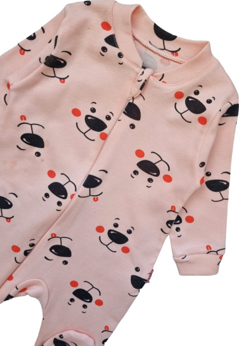 Salopeta cu botosei fetite roz pastel [2]