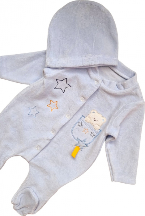 Salopeta cu botosei si caciulita Little star [2]