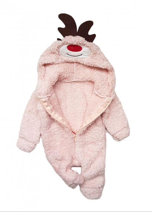 Salopeta plusata cu gluga Bambi [3]