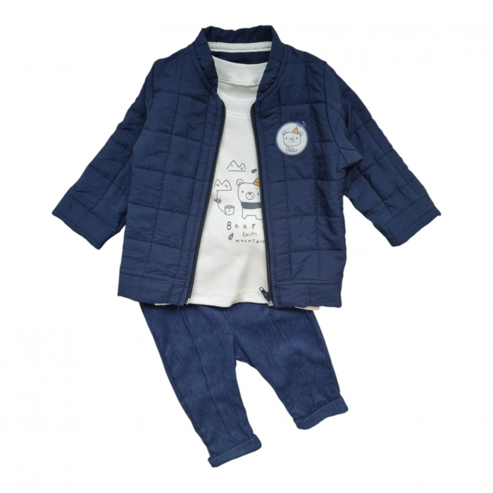 Set baietei cu geaca fas matlasata Bear [2]