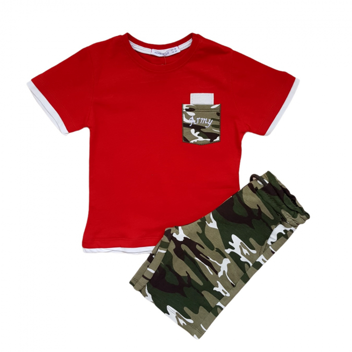 Set baieti Army style rosu [1]