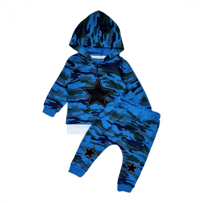 Set baieti camuflaj albastru [2]