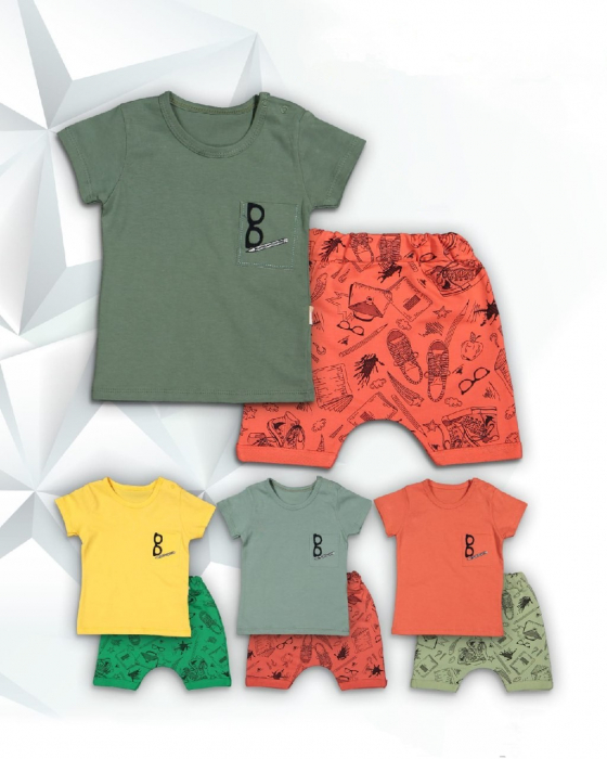 Set baieti de vara din bumbac [3]