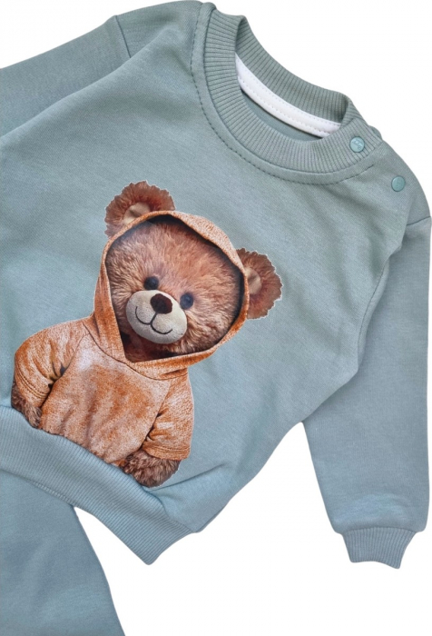 Set baieti Teddy verde [2]