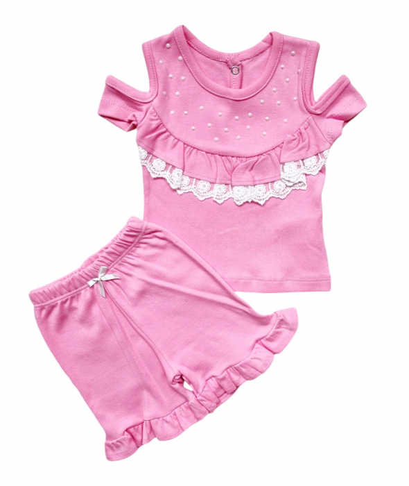 Set fetite roz cu perlute [1]